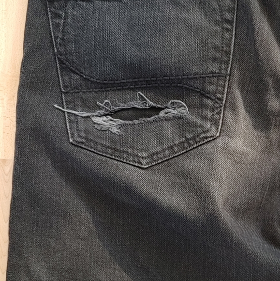 Hollister Destroyed Cut Off Button Fly Jean Shorts Size 30 - Picture 8 of 9